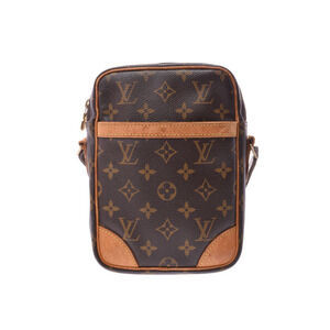Louis Vuitton Monogram Danube Brown Leather Shoulder Bag